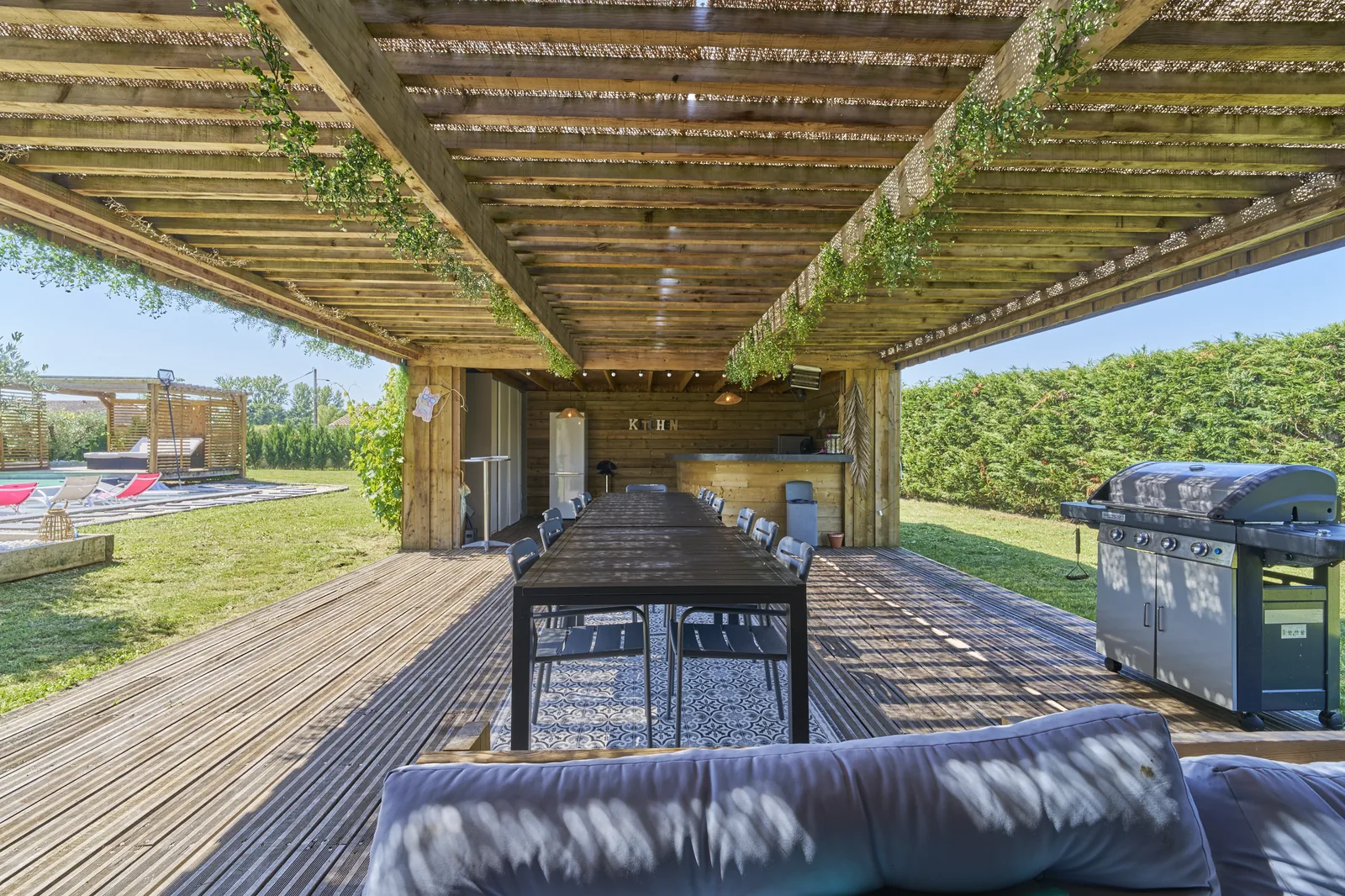 Allées du parc privé de la Villa de l'Isle